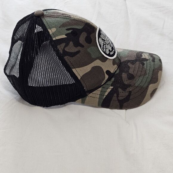 Holy City Brewing Camo Mesh Back Snapback Cap Hat - Picture 3 of 8
